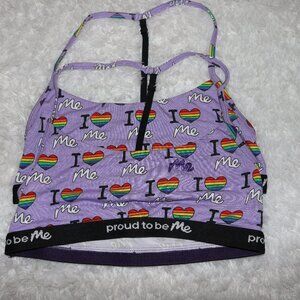 COPY - MeUndies NWOT Pride T-back bralettes lot of 2 size small